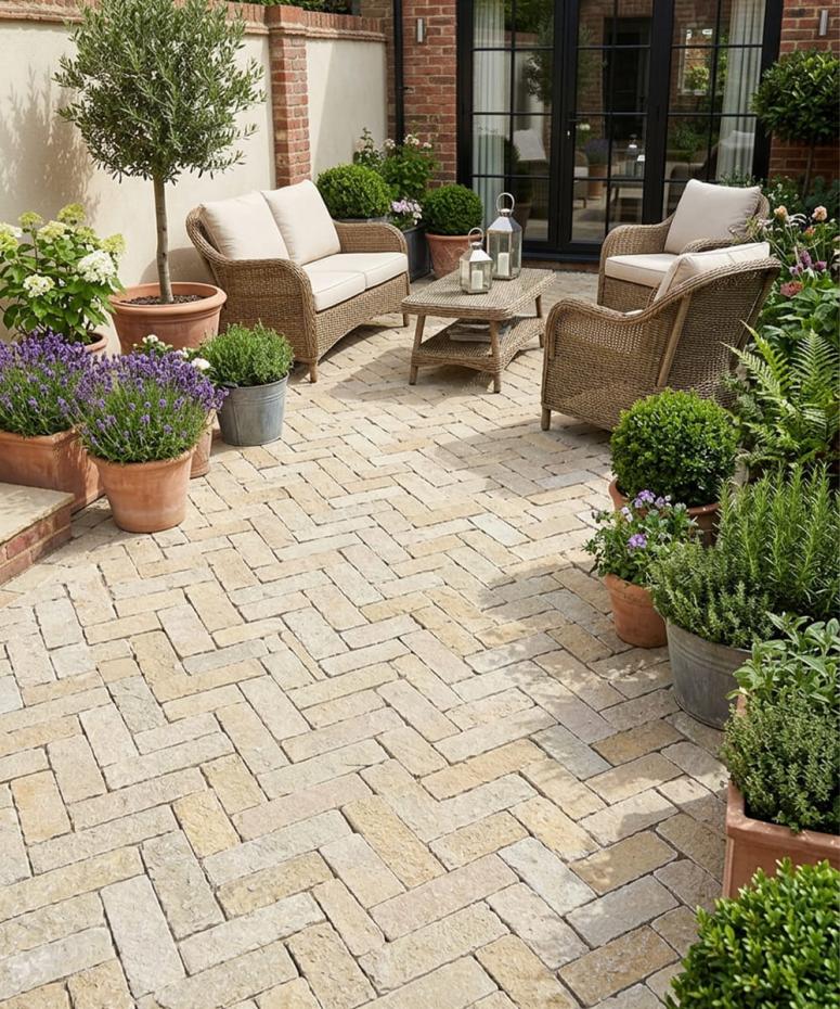 Antique Tandur Yellow Natural Limestone Pavers - 200x50x40mm