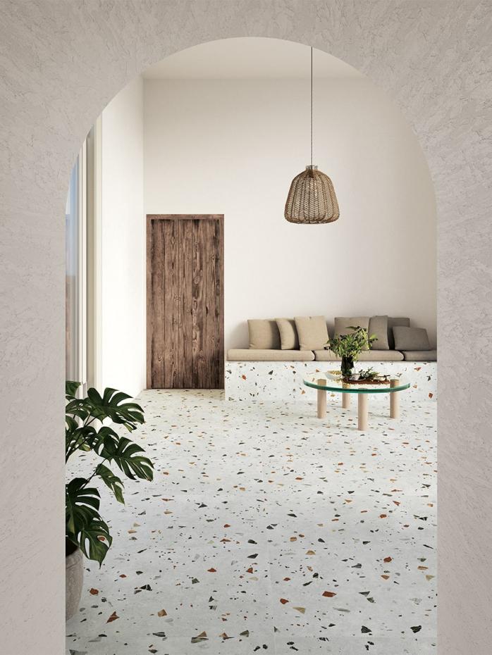 Terrazzo Pastle Porcelain Tiles - 600x600x12mm