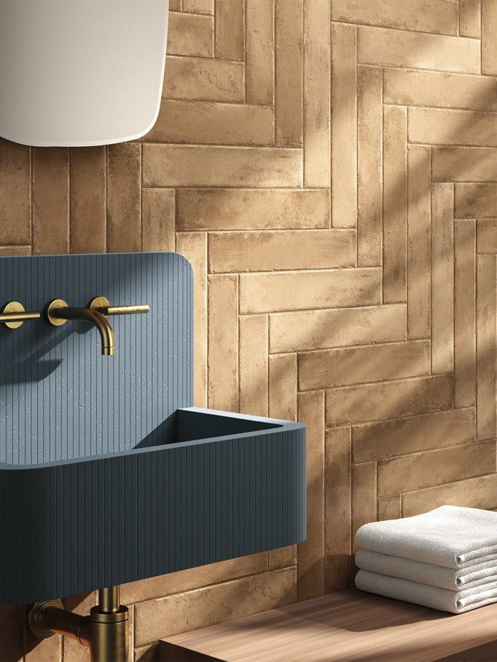 Progetto Terre Brick Effect Italian Tile - 75x400mm (Last Pack)