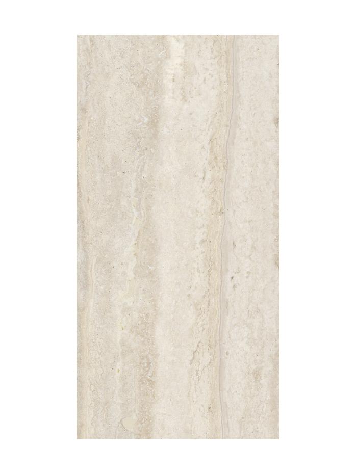 Almond Travertine Effect Premium Porcelain Tile - 600x300mm