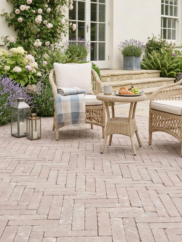 Triton Tumbled Clay Pavers - 200x50x60mm