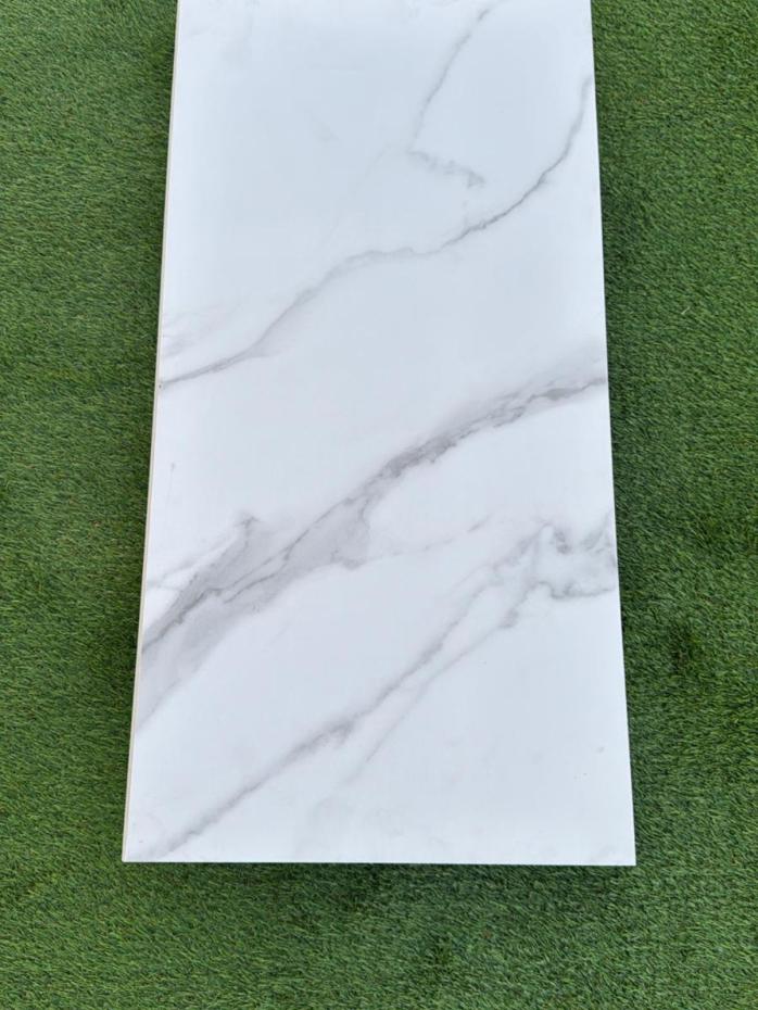 Carrera Marble Porcelain Bullnose for Coping and Edging - 900x450x20mm