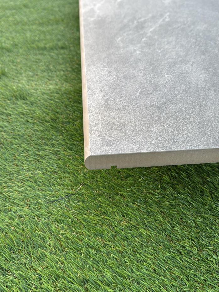 Valencia Grey Bullnose for Coping and Edging - 900x450x20mm