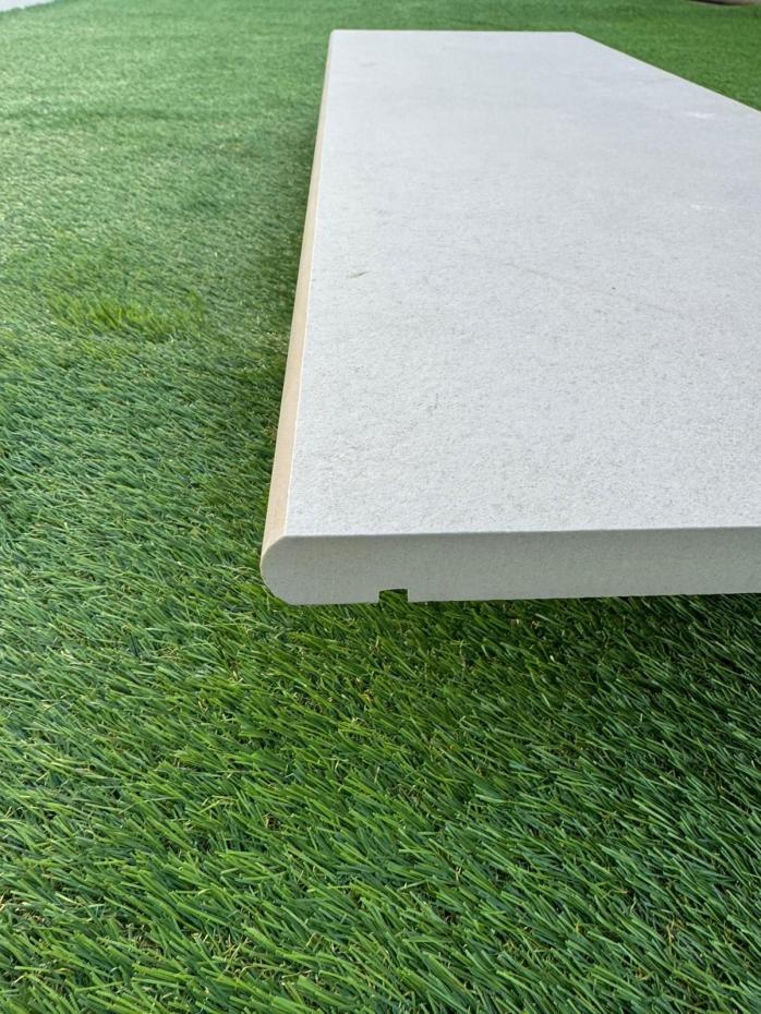 Eclipse Off White Bullnose for Coping and Edging - 900x300x20mm