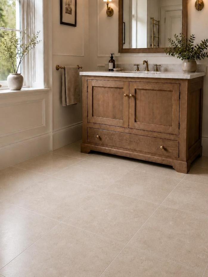 Savoy & Riviera Antique Checkerboard Limestone Tiles - 400x400x15mm