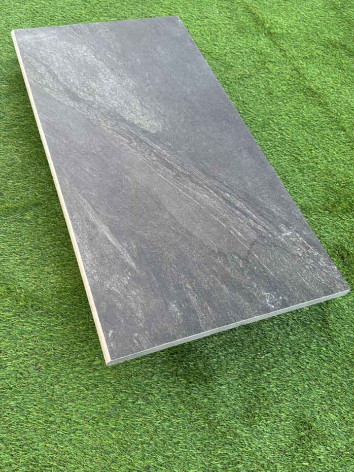 Anthracite Porcelain Bullnose for Coping and Edging - 900x450x20mm