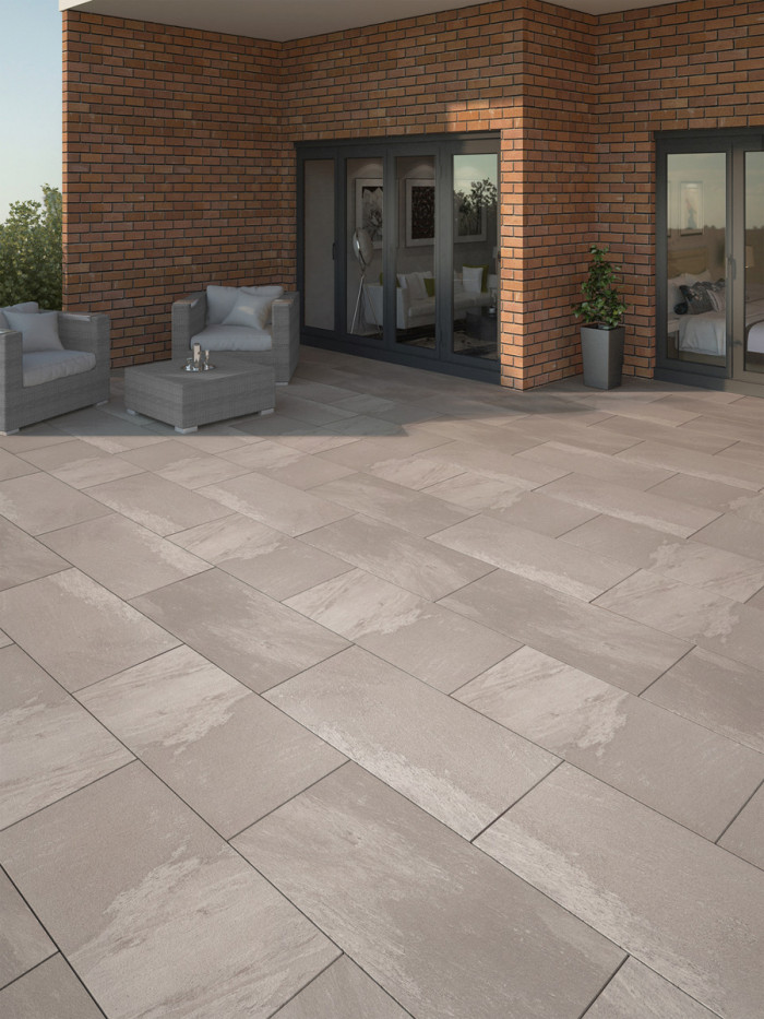 Beola Grigio Italian Tile - 1000x500x20mm