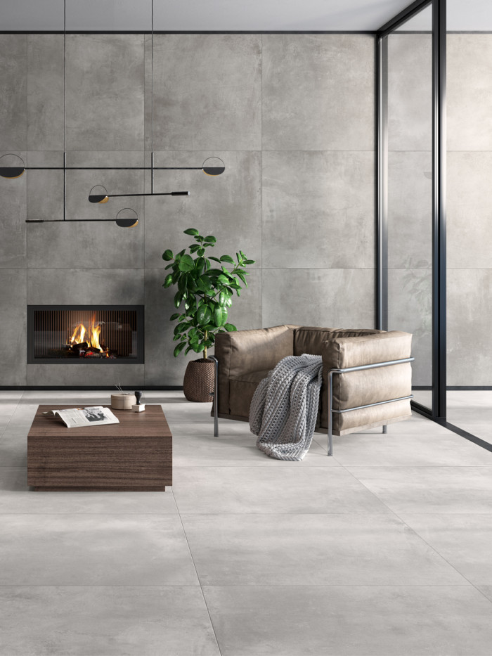 Volcano White Italian Porcelain - 1000x1000x8.5mm