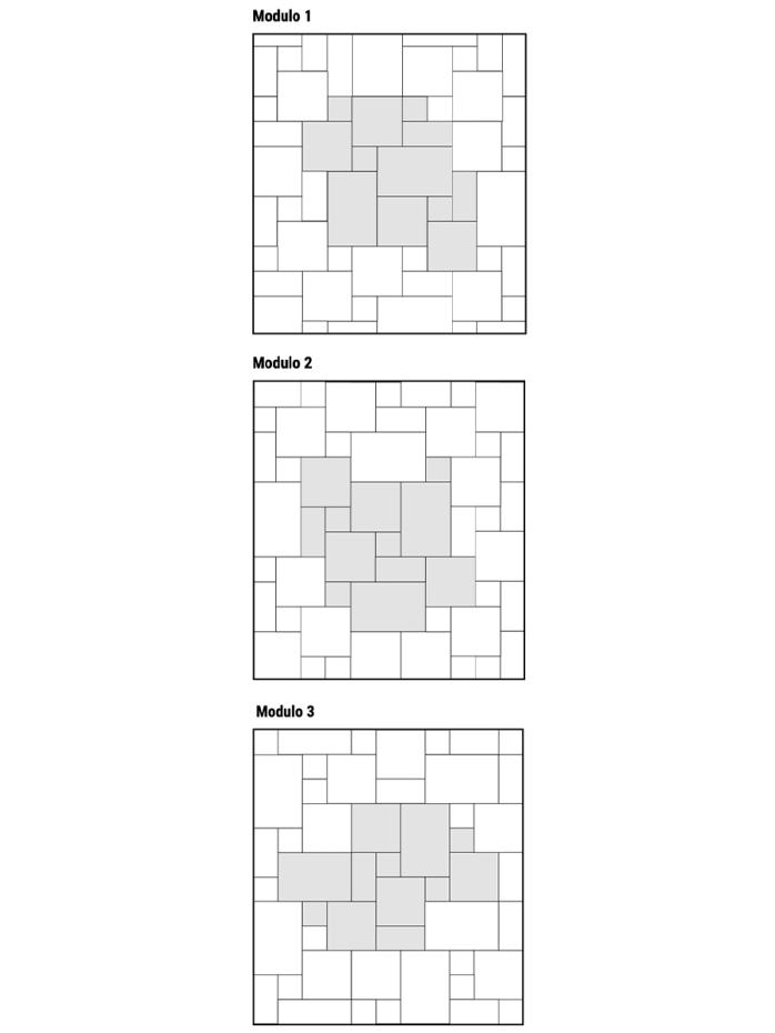 Lincoln Cathedral White Modular Pattern Tiles - Roman Opus