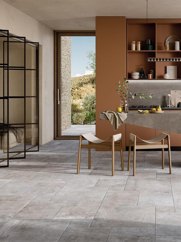 Lincoln Cathedral White Modular Pattern Tiles - Roman Opus